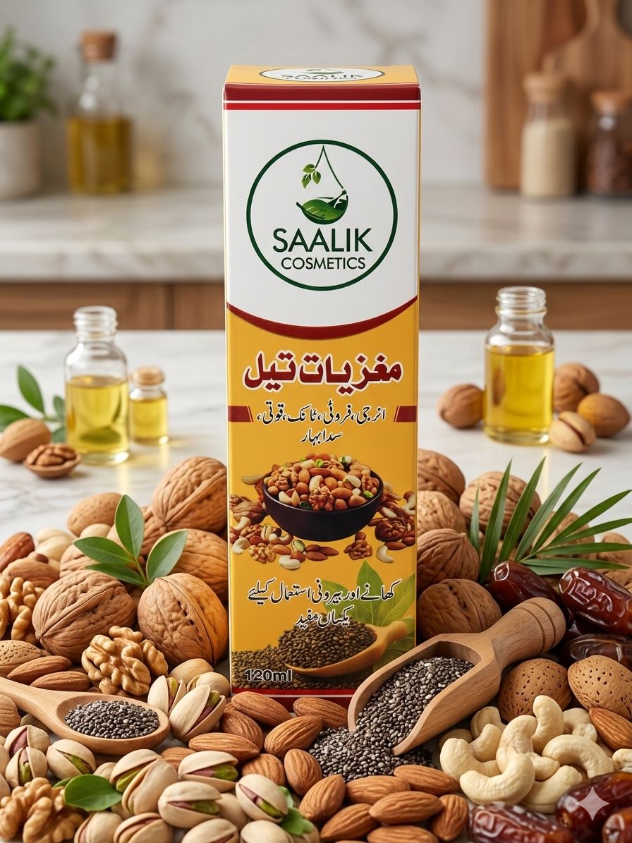 Saalik Cosmetics Maghziat Tail – 100% Natural Hair & Body Tonic (120ml)